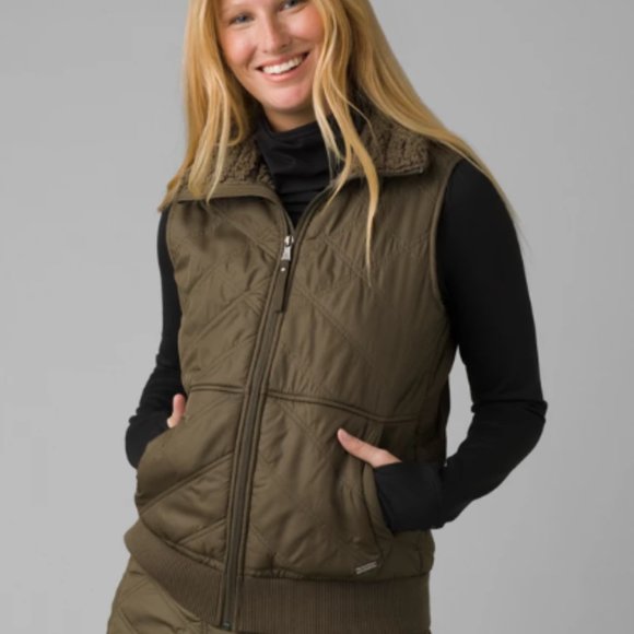 prAna Esla Vest Slate Green - Picture 2 of 7